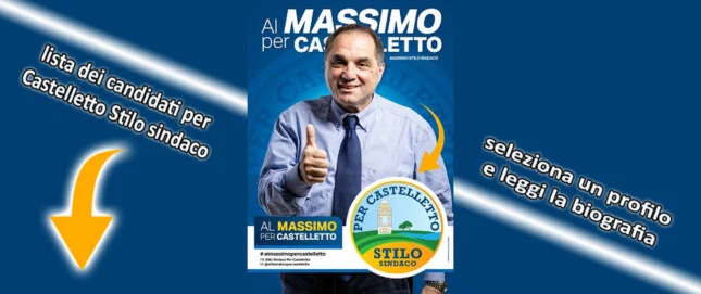 Massimo Stilo sindaco per Castelletto